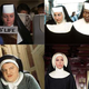 Clockwise from top left: Screencaps from Airplane!, Sister Act 2, Change Of Habit, Nuns On The Run. Graphic: Natalie Peeples